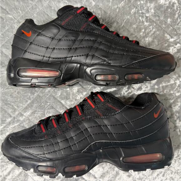 Nike Other - Nike Air Max Penny V Black Red Sneakers Men’s 10.5 Basketball Shoes